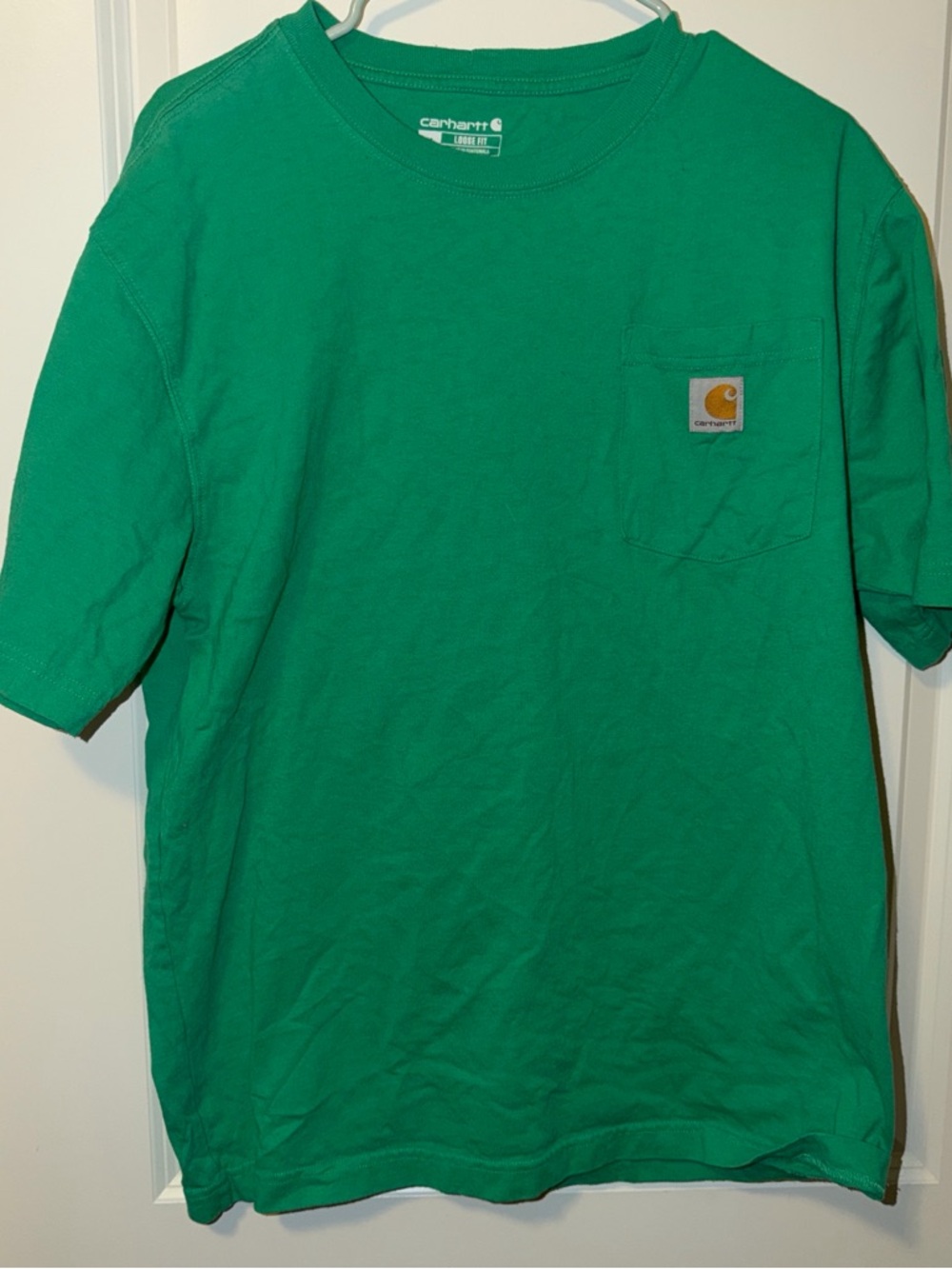 Carhartt Loose Fit Pocket Tee in Bright Green